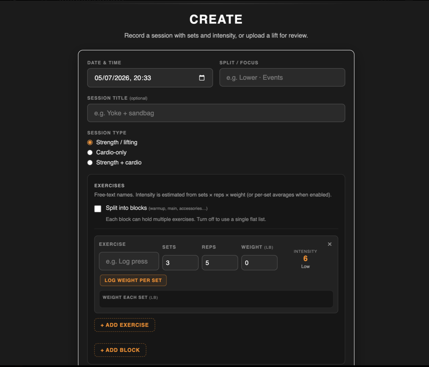 Track — screenshot 1